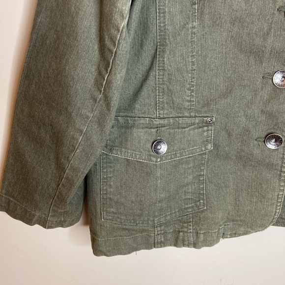 ENCORE Army Green Blazer - Picture 3 of 9